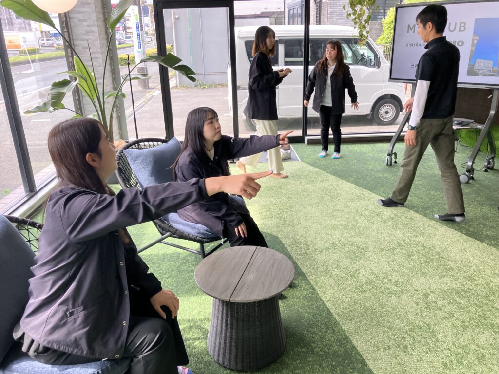 MAXHUBショールーム浜松新入社員三和事務機